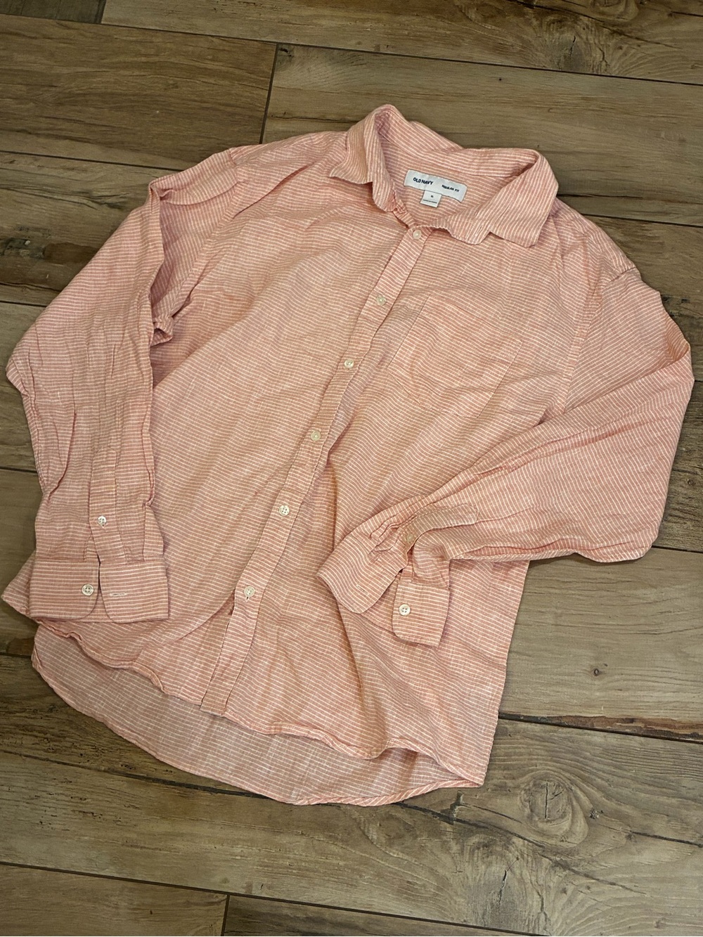 Old Navy Men's Light pink Casual Button-Down Shirt